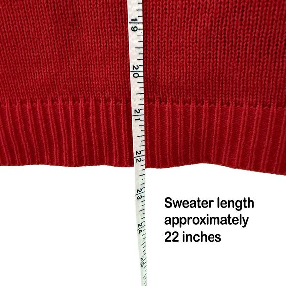 Ugly Christmas Sweater Cat Red "FaLaLaLa Nope" Grumpy Cat 3XL Holiday Funny - Picture 11 of 14